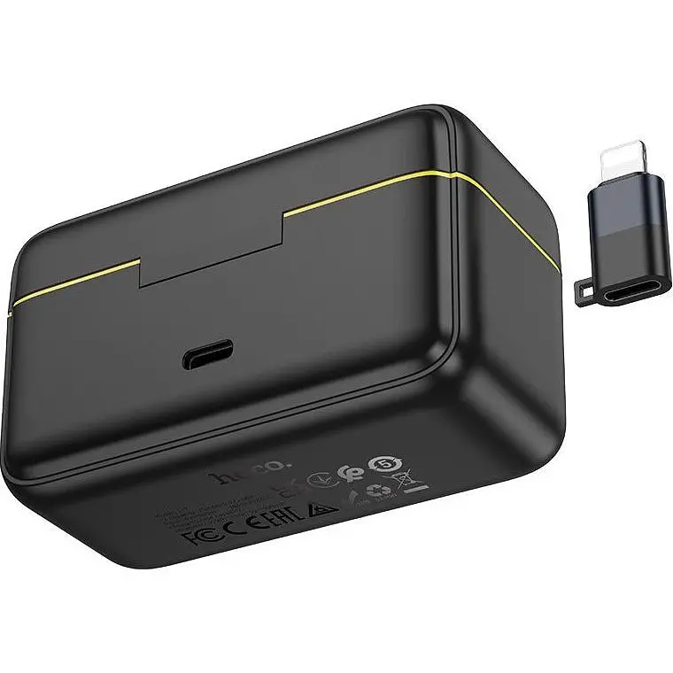 Мікрофонна радіосистема Hoco L17 Lightning/USB-C Black (6942007645997) [158600] - фото 4