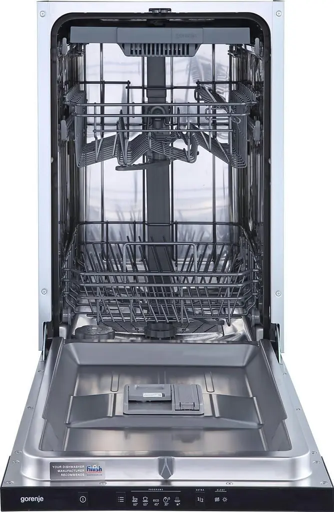 Посудомоечная машина Gorenje встраиваемая, 11 комплектов A++, 45 см, AquaStop, белый - фото 3