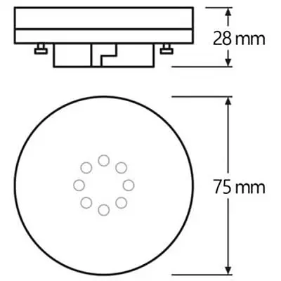 Лампочка Osram LED STAR, 4.9W, 470Lm, 4000K, GX53 (4058075433465) - фото 4