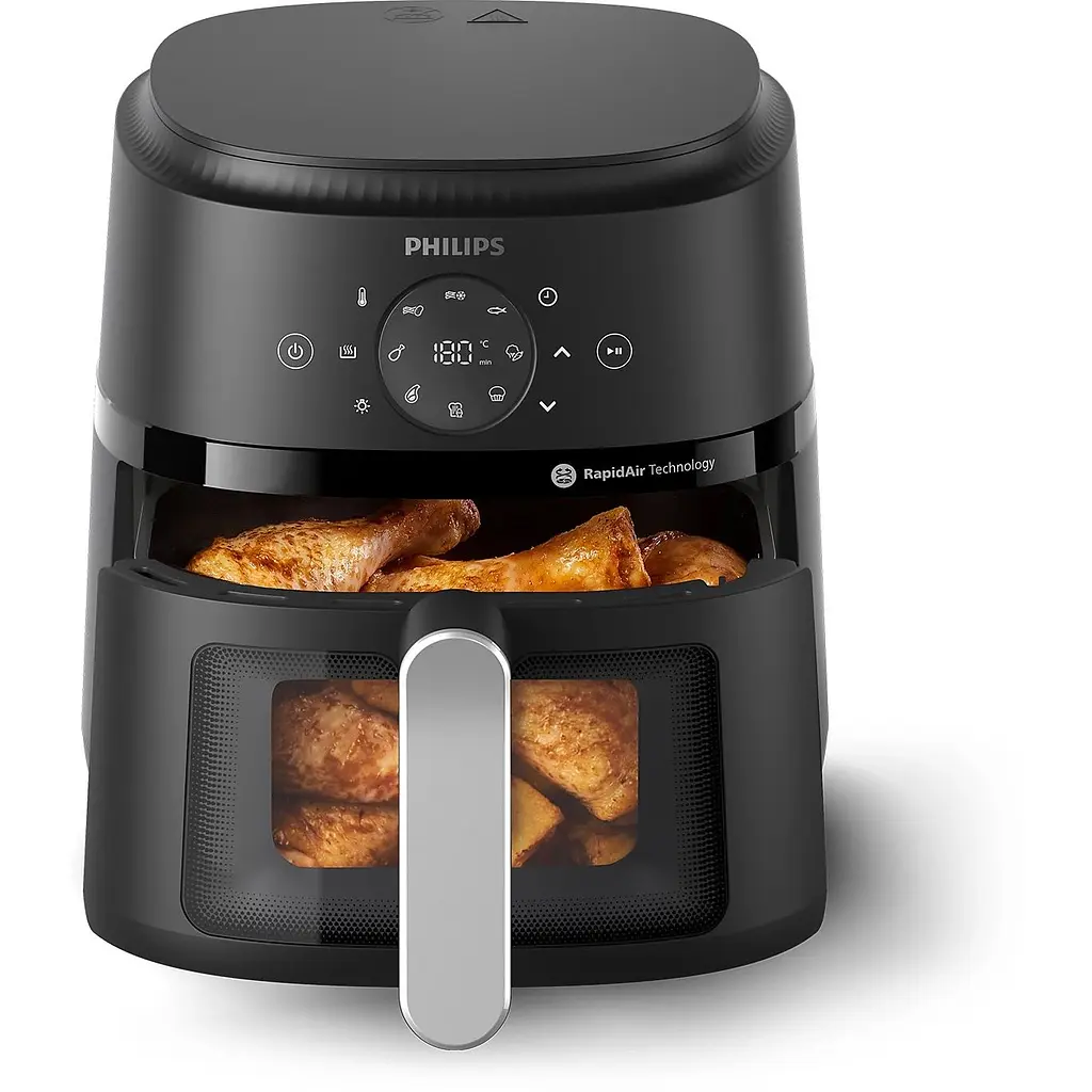 Мультипіч Philips Ovi digital 1500 Вт чорна (NA221/00) - фото 4