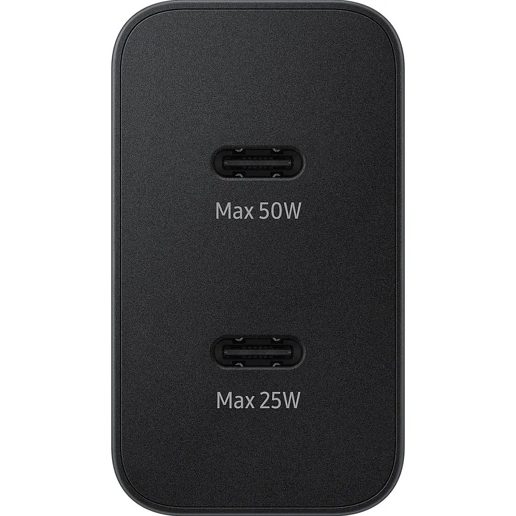 Мережевий зарядний пристрій Samsung 50W Wall Charger + Cable USB-C to USB-C Black (EP-T5020XBEGEU) [117328] - фото 4