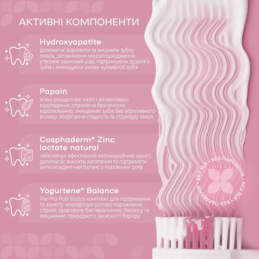 Зубна паста Medosan LumiWhite Pro інтенсивна відбілювальна 75 мл - фото 3