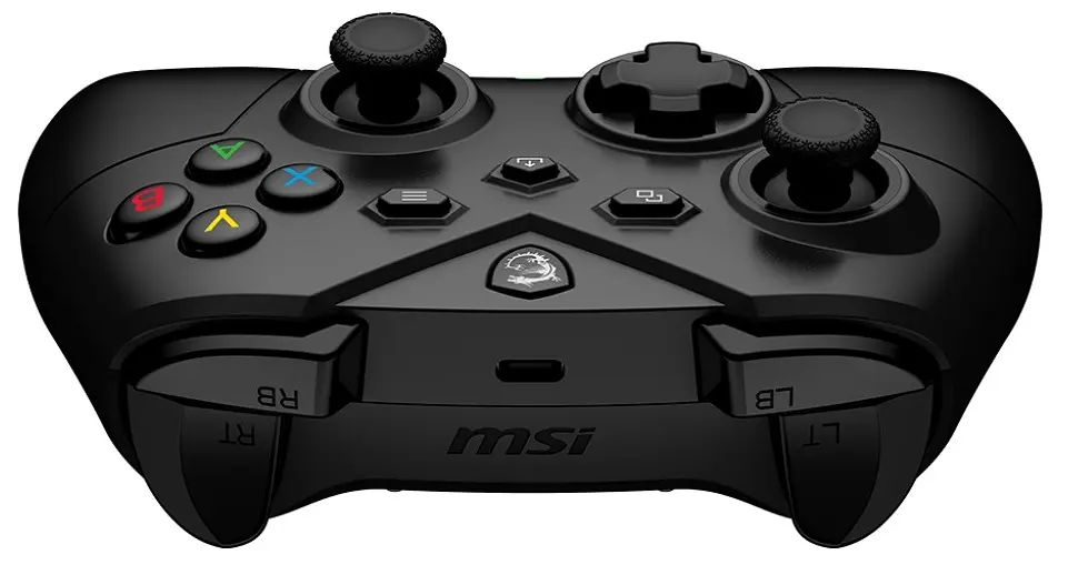 Геймпад MSI FORCE GC300, Black, бездротовий, Bluetooth / 2.4 GHz / Type-C, вібрація, 2-рівневі магнітні тригери, 2 задні кнопки, 600 mAh - фото 2