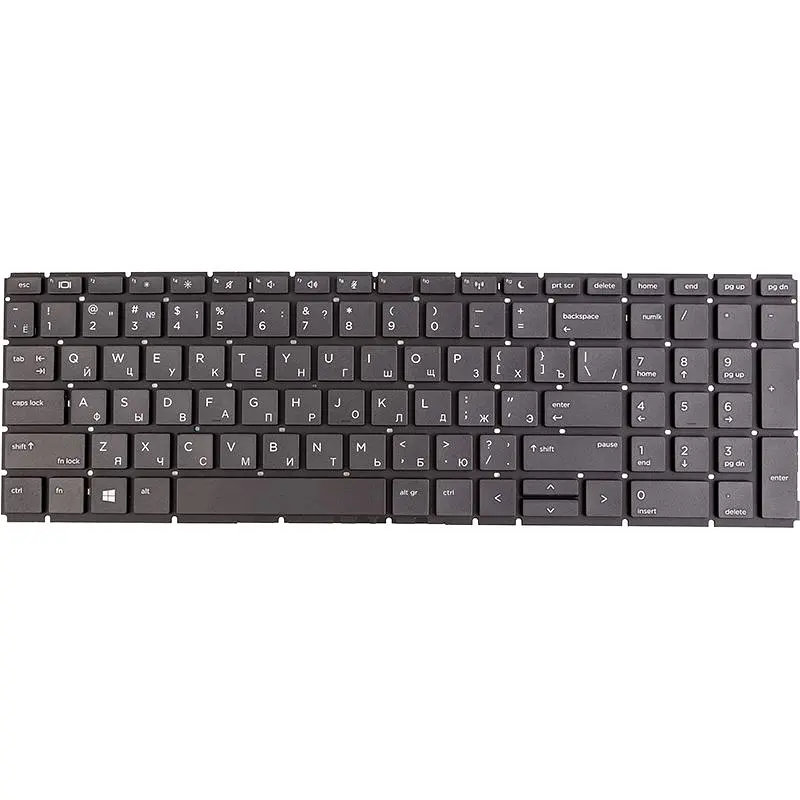 Клавіатура для ноутбука HP ProBook 450 G6 чорна, без фрейму (KB314539)