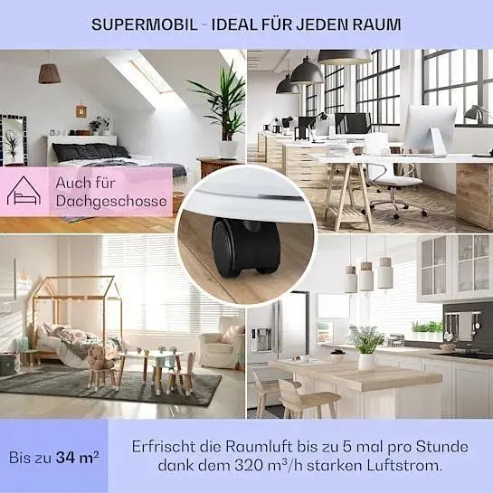 Кондиционер мобильный Klarstein Breeze 7 (10040153) - фото 6