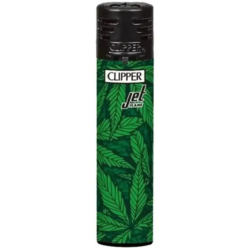 Запальничка Clipper Jet Flame Print Weed - фото 2