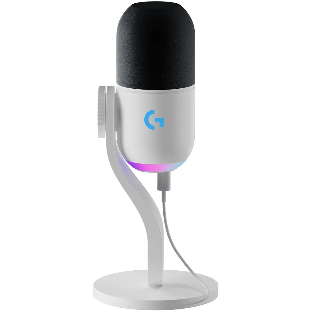 Мікрофон Logitech Yeti GX Dynamic RGB Gaming Mic Off-White (988-000576)