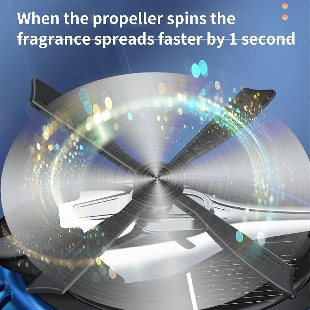 Дифузор ефірних олій Вертоліт J1 ароматизатор для автомобіля (Синій) - фото 7