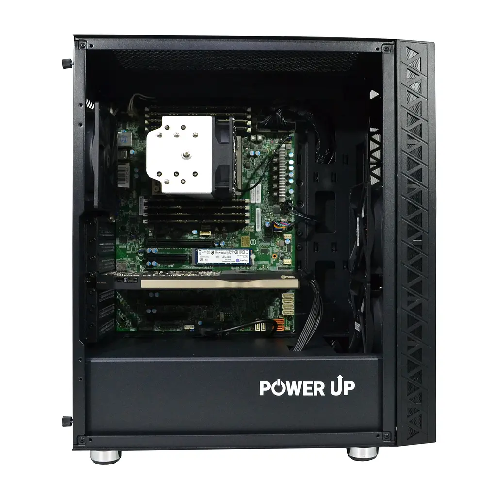 Робоча станція Power Up #250 AMD EPYC 7642/128 GB/SSD 1TB/NVIDIA Quadro RTX A4000 16 Gb - фото 3