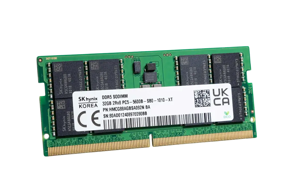 Оперативная память SK Hynix 32GB SODIMM DDR5 5600MHz (HMCG88AGBSA092N) Б/У - фото 2
