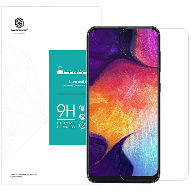 Захисне скло Nillkin (H) для Samsung A20 / A30 / A30s / A50 / A50s / M30 / M30s / M31 /M21/M21s Прозорий - фото 2