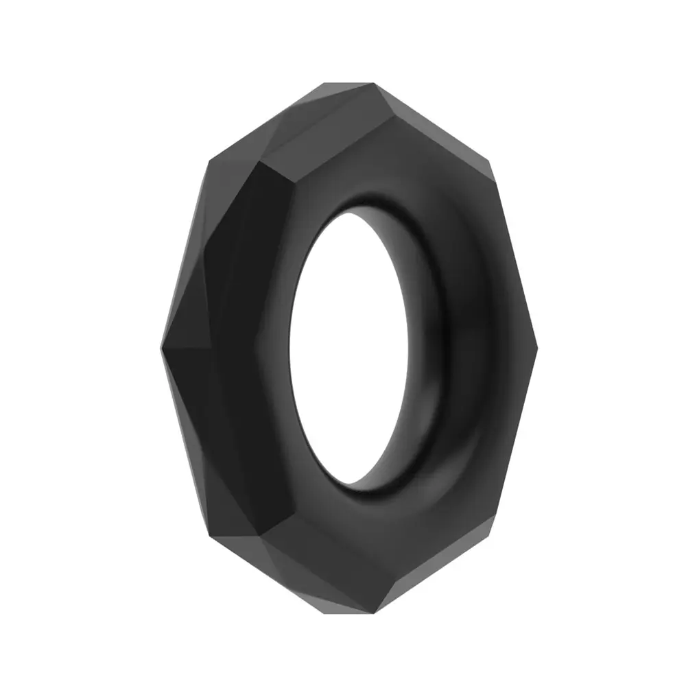 Ерекційне кільце Lovetoy Power Plus Cock Ring Series чорний - фото 6