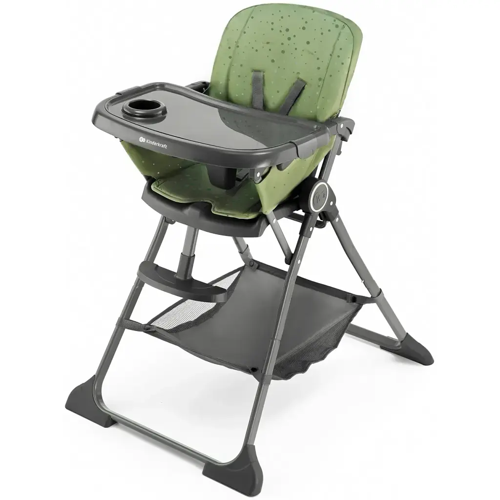 Стільчик для годування Kinderkraft Foldee Bushy Green (KHFOLD00GRE000N) - фото 2