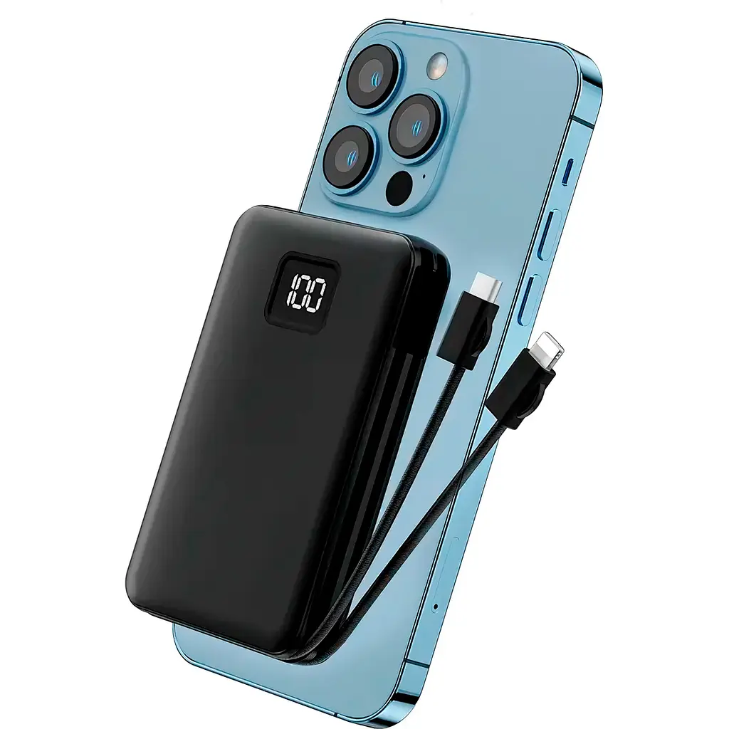 Внешний аккумулятор Wiwu JC-15 Magnetic 10000mAh 22.5w Black [99468] - фото 4