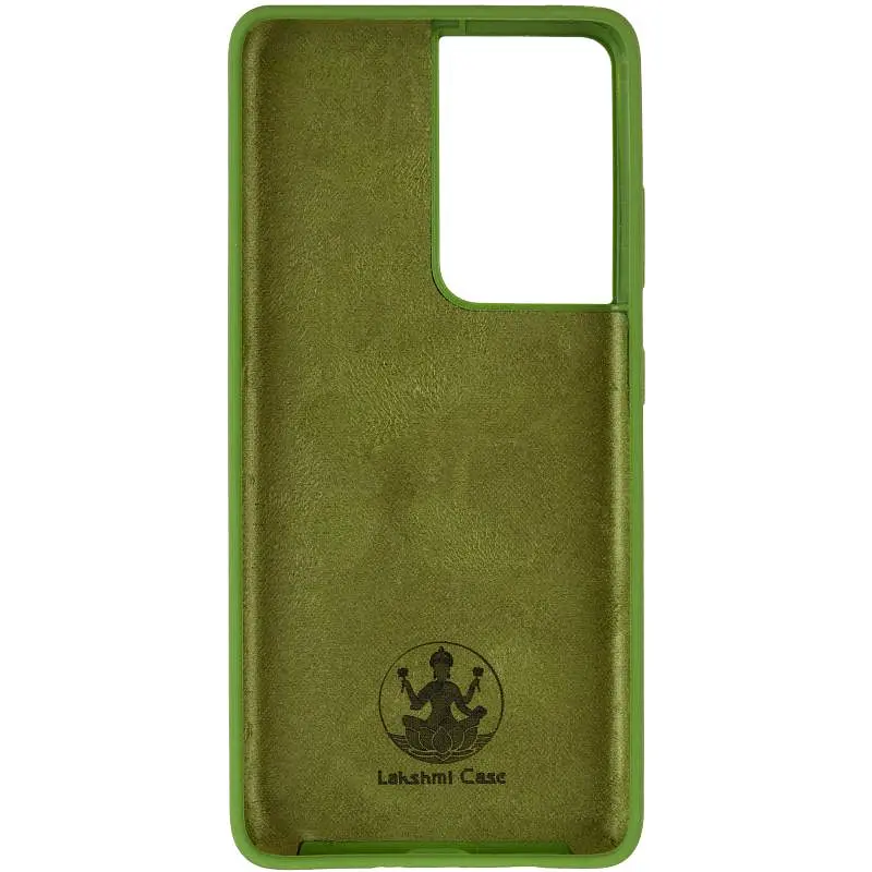 Чохол Silicone Cover Ummi Lakshmi (AA) для Samsung Galaxy S21 Ultra Зелений / Dark green - фото 3