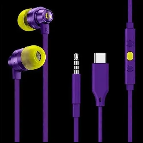 Ігрові навушники Logitech G333 Gaming Earphones фіолетові (981-000936) 981-000936 - фото 8
