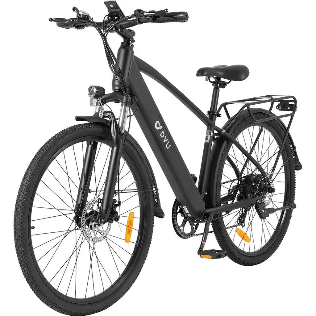 Электровелосипед DYU C5 Black [131855] - фото 5