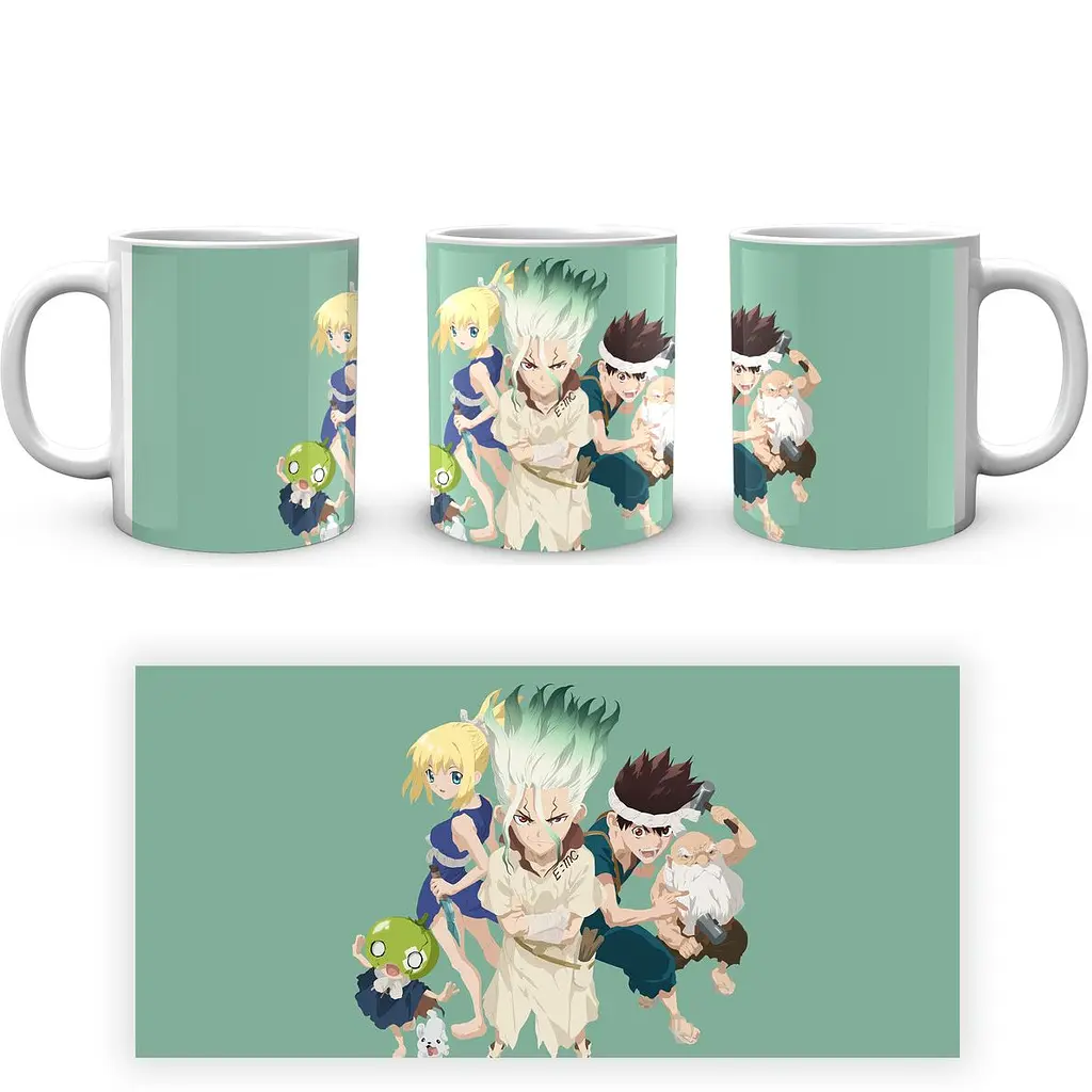 Кухоль GeekLand Dr. Stone Доктор Стоун Сенку Кохаку Суйка Хром Касекі DS 02.06 330 мл білий - фото 3