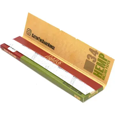 Папір для самокруток Dark Horse King Size Unbleached Hemp - фото 2