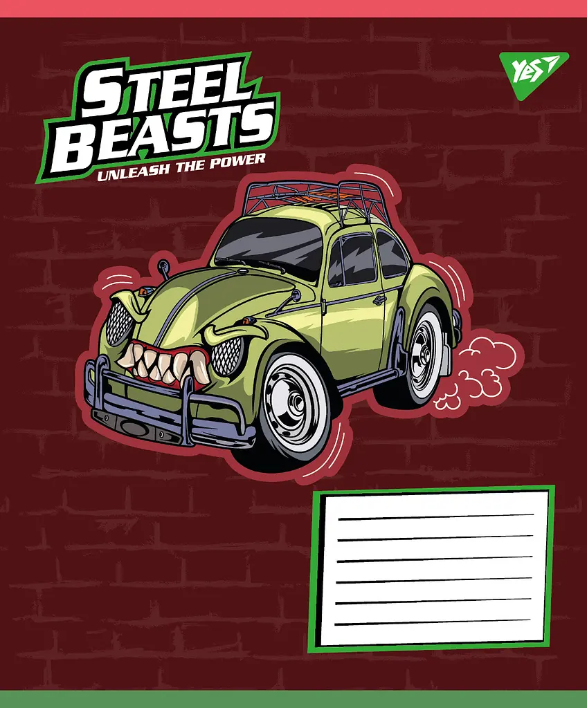 Набір зошитів шкільних YES А5/12 лінія Steel Beasts 25 шт (767710) - фото 3