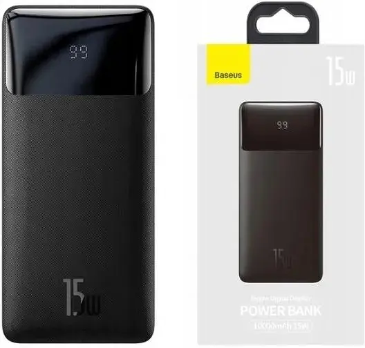 Портативна батарея Baseus Airpow Lite 10000mAh 15W black - фото 2