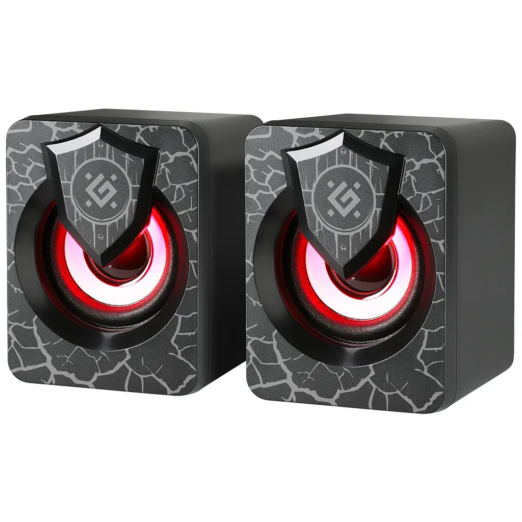 Акустична система Defender Onyx Led USB, чорна (65038)