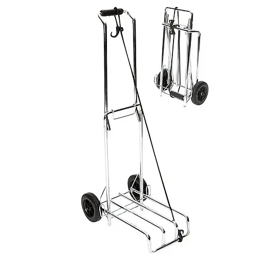 Візок господарський Bo-Camp Luggage Trolley Foldable Silver 40 кг (5267279) - фото 3