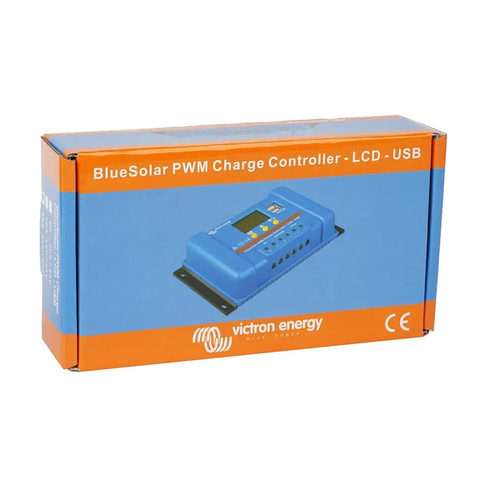 PWM-контролер заряду сонячних панелей Victron Energy BlueSolar PWM-LCD&USB 12/24V-20A (99-00010925) - фото 5