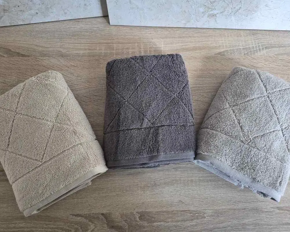 Набір турецьких махрових рушників Cestepe MicroCotton Premium 3 штуки 50x90 Eva 2 щільність 600 г/м2 - фото 9
