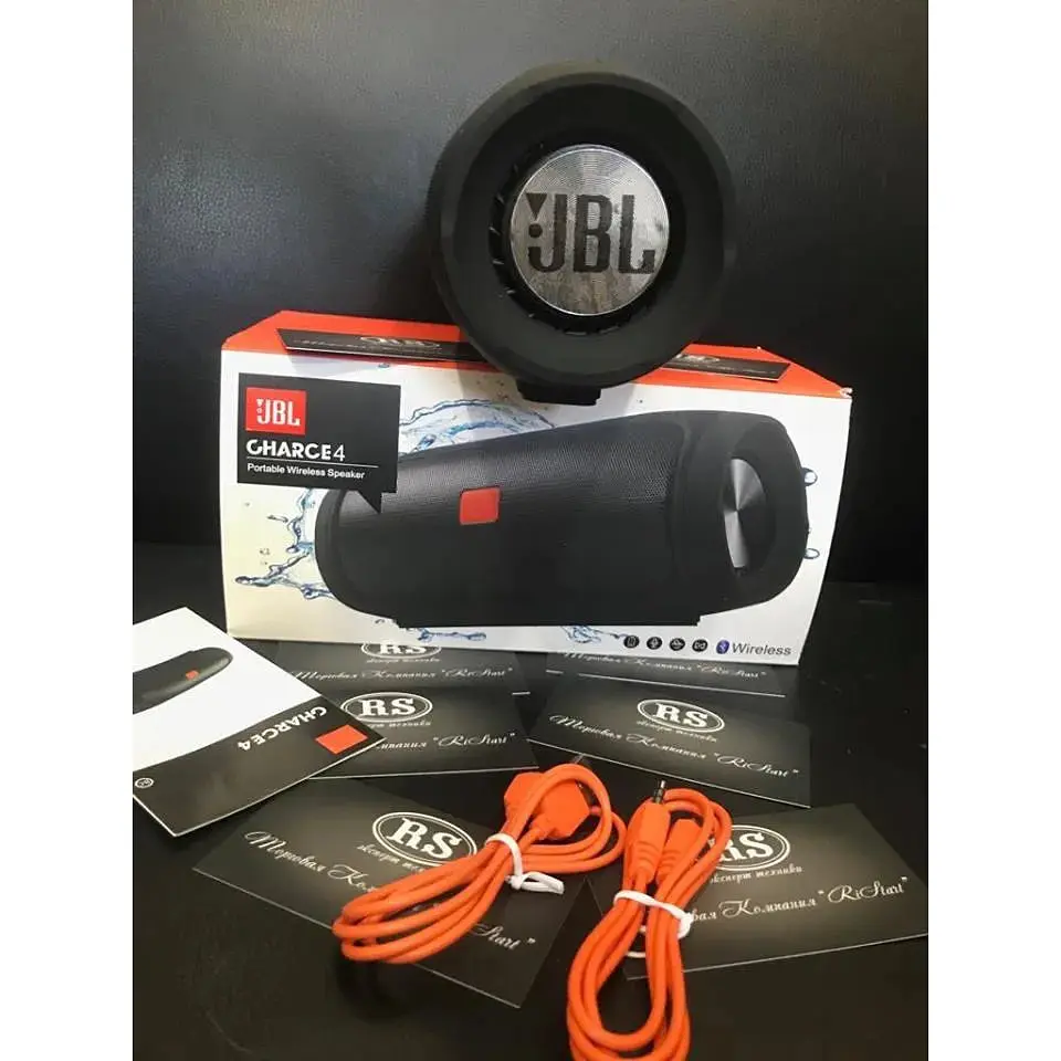 Портативная колонка Charge 4 Black - фото 4
