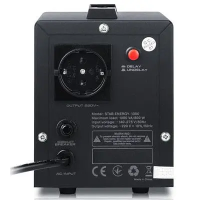 Стабілізатор Real-El STAB ENERGY-1000 (EL122400012) - фото 6