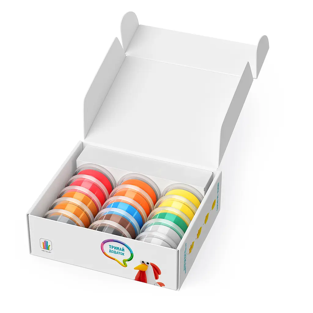 Набір пластиліну, що самостійно твердіє Ліпака Свійські Птахи (15020-UA01) - фото 3