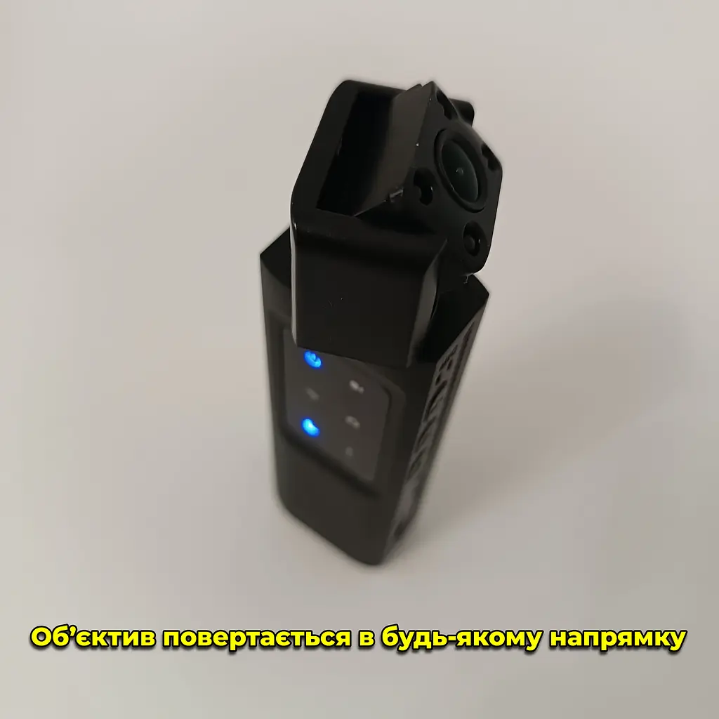 Нагрудная миникамера L13 FullHD с Wi-Fi 1080p, видеорегистратор - фото 7