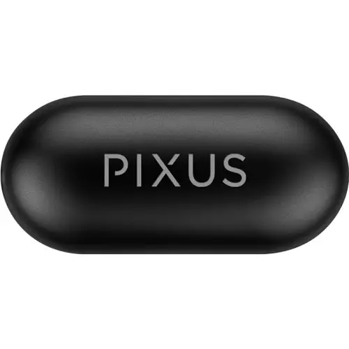 Навушники бездротові Pixus Storm TWS, Black, Bluetooth 5.3, мікрофон, кейс для зарядки, 55 мАг x 2 / 300 mAh, Type-C, IPX 7, час роботи до 7 ч (4897058531329) - фото 2