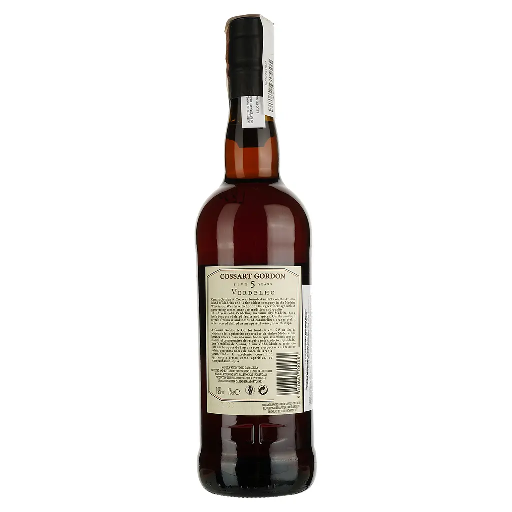 Вино Cossart Gordon Madeira Verdelho 5 years old, 19%, 0,75 л (780003) - фото 2