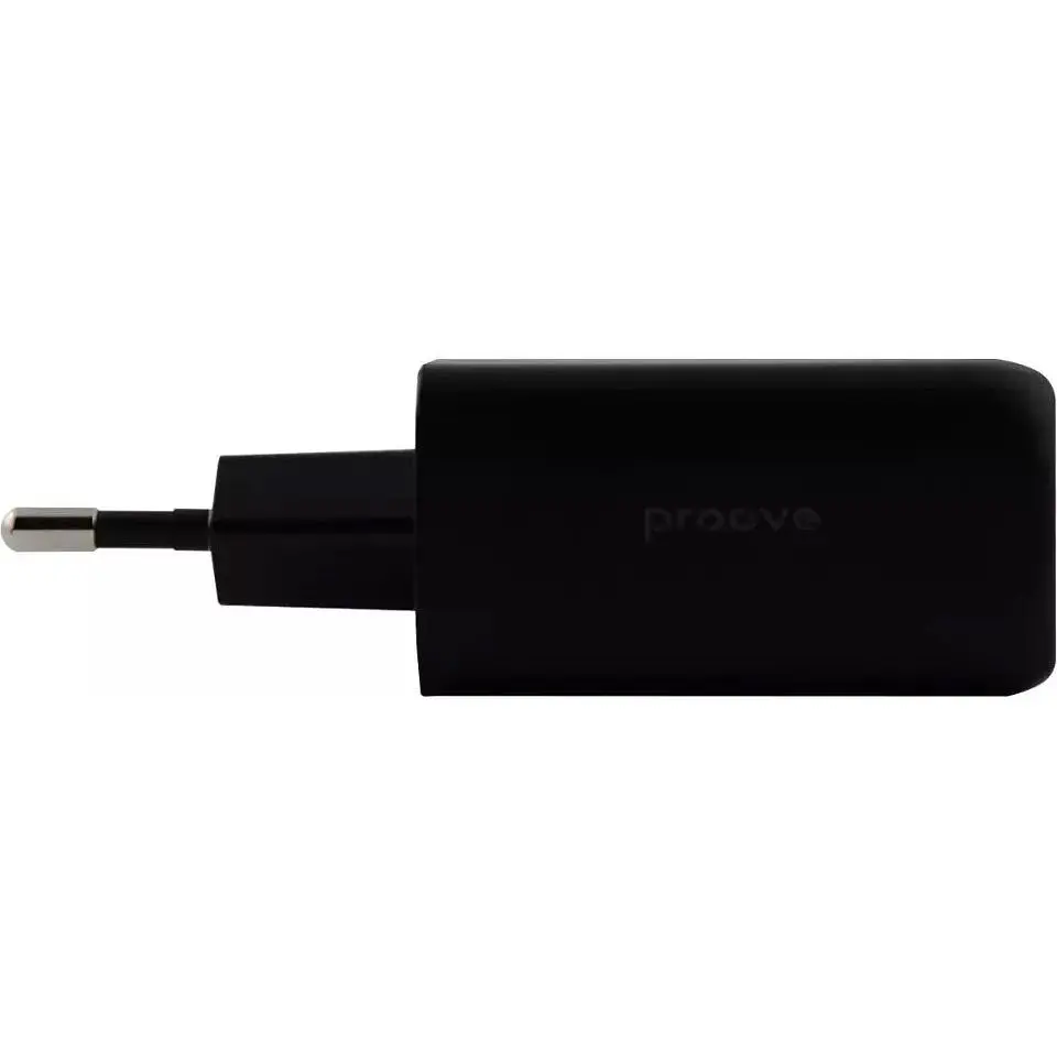 Мережевий зарядний пристрій Proove Silicone Power 45W USB-C/USB-A Black [WCSP45110001] [130270] - фото 4