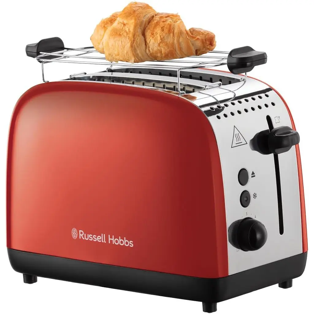 Тостер Russell Hobbs Colours Plus 1600 Вт червоний (26554-56) - фото 2