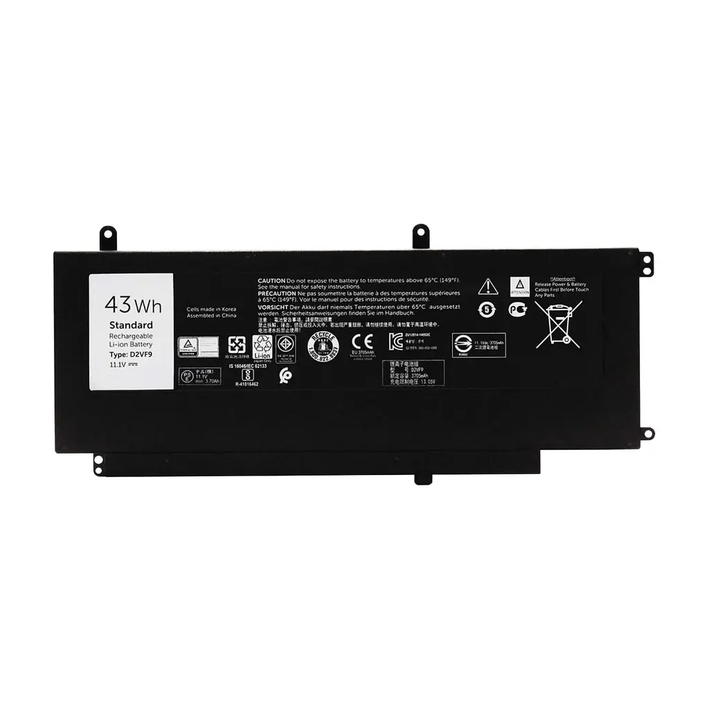 Акумулятор до ноутбука Dell Inspiron 15-7547 D2VF9, 43Wh (3700mAh), 3cell, 11.1V, Li-ion AlSoft (A47938)
