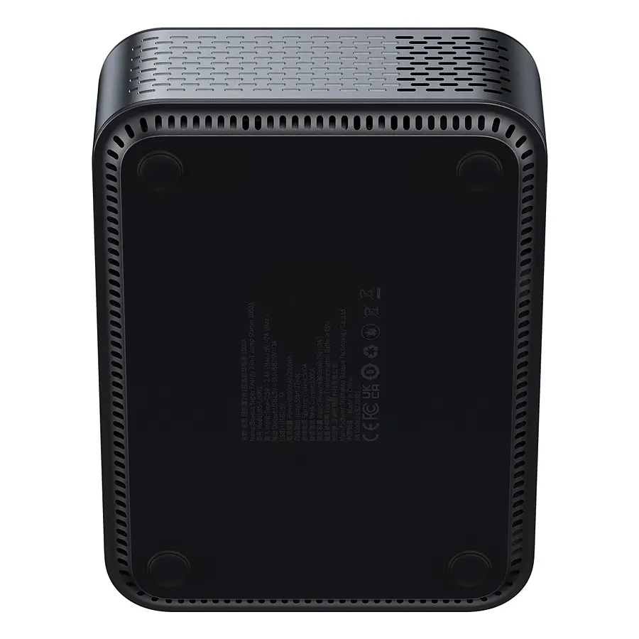 Пускозарядний пристрій - Компресор Baseus Super Energy 2-in-1 Car Jump Starter 1000А (CGCN000001) - фото 5
