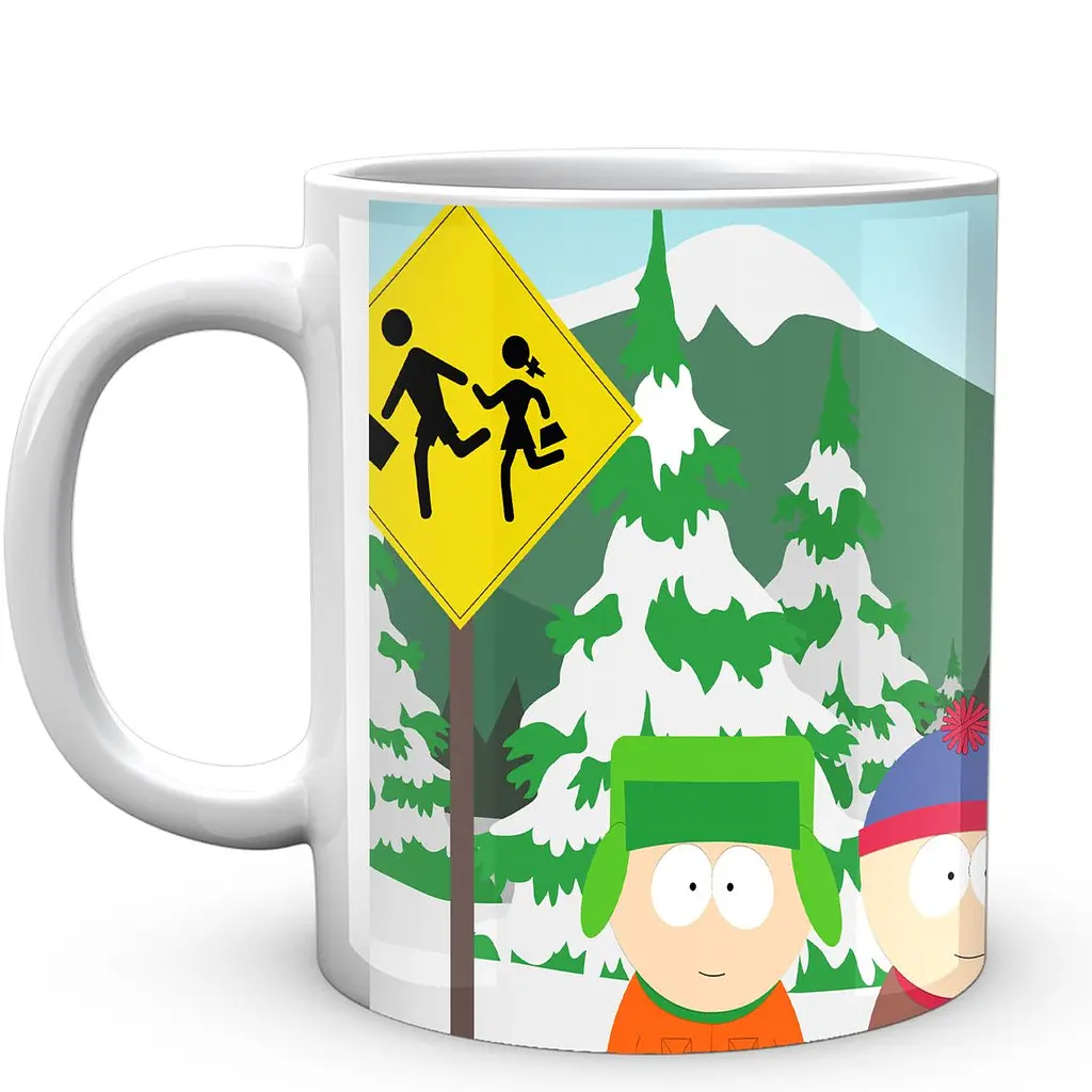 Кухоль GeekLand South Park Ерік Стен Кайл Кенні SP 02.25 330 мл білий - фото 2