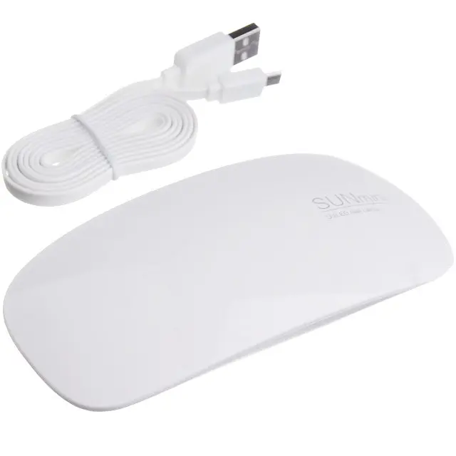 УФ LED лампа для нігтів SUN mini White - фото 2