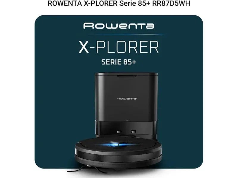 Робот-пилосос з вологим прибиранням Rowenta X-PLORER Serie 85+ RR87D5WH - фото 9