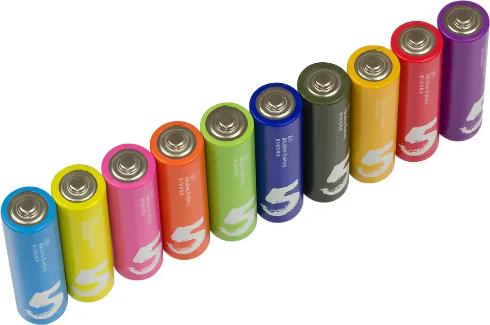 Батарейка ZMI ZI5 Rainbow Alkaline Battery AA 10шт. (NQD4000RT) - фото 3