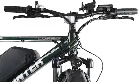 Электровелосипед Corso HUNTER 26 дюймов (500W, 48V, 15Ah) Серый - фото 5