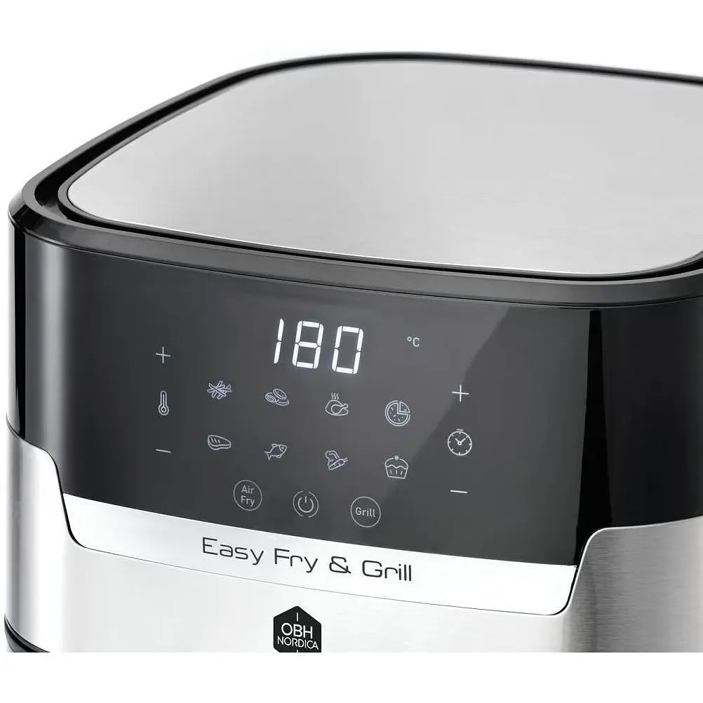 Мультипечь OBH Nordica EasyFry&Grill 1550 Вт черно-серая (AG505DS0) - фото 6