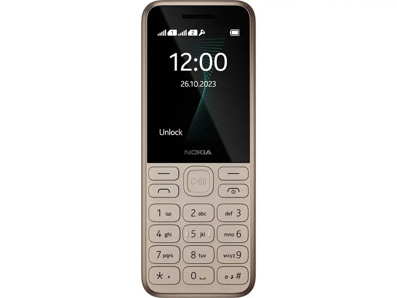 Мобільний телефон Nokia 130 Dual Sim 2023 Light Gold - фото 2