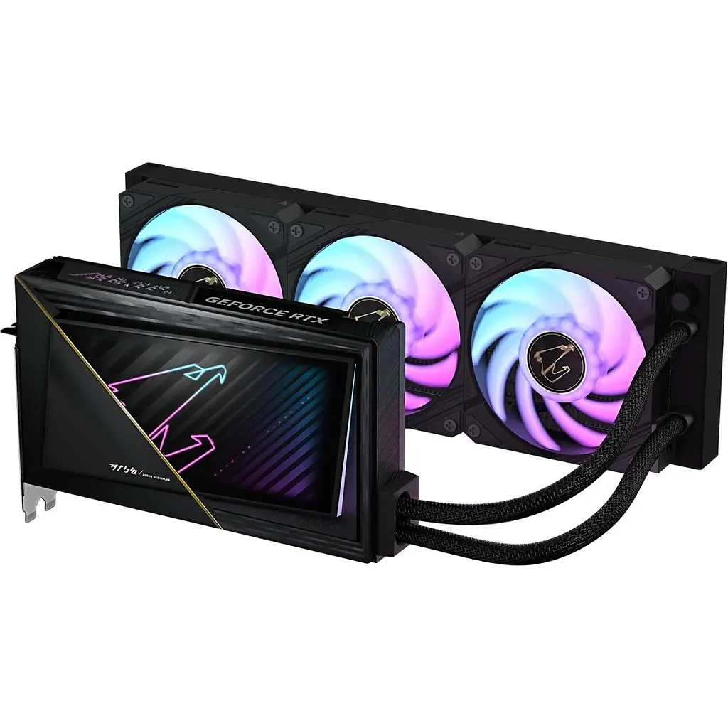 Видеокарта Aorus GeForce RTX 5090 XTREME WATERFORCE 32 GB [GV-N5090AorusX W-32GD] UA [127296] - фото 3