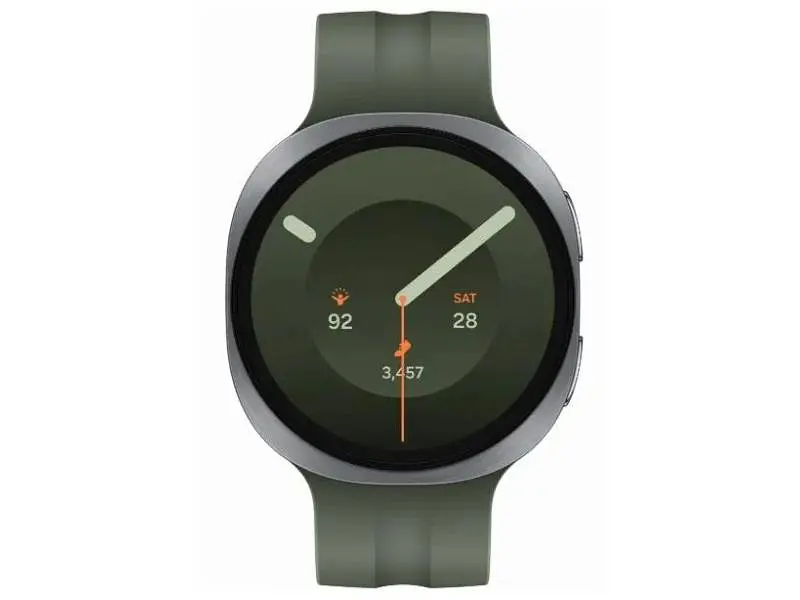 Смарт-годинник Samsung Galaxy Watch9 Silver LTE 44mm Sport Band Olive M/L (SM-L355FZSA) - фото 2