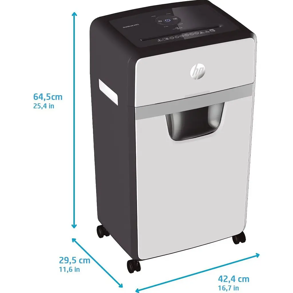 Шредер HP OneShred 24CC White (2807) - фото 5