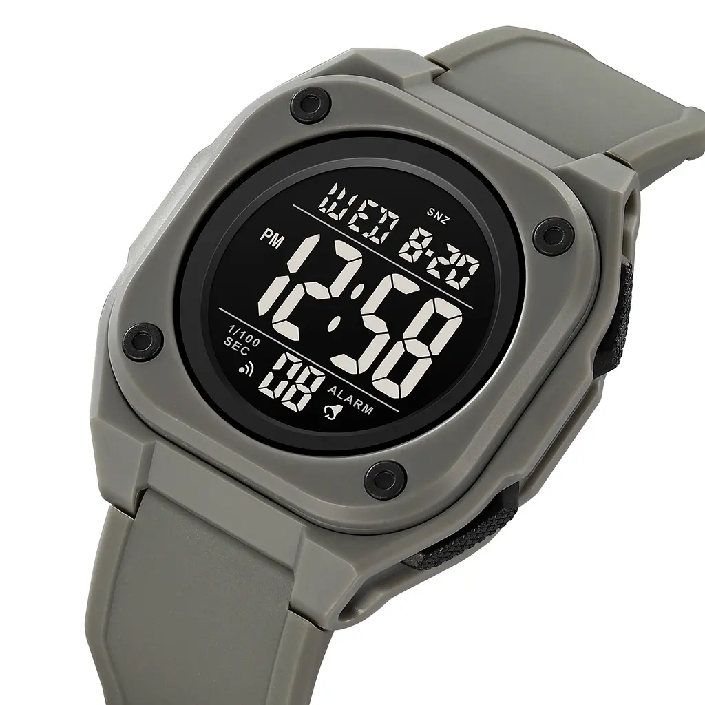 Чоловічий наручний годинник 2160GY Grey Skmei acs0030214 - фото 2